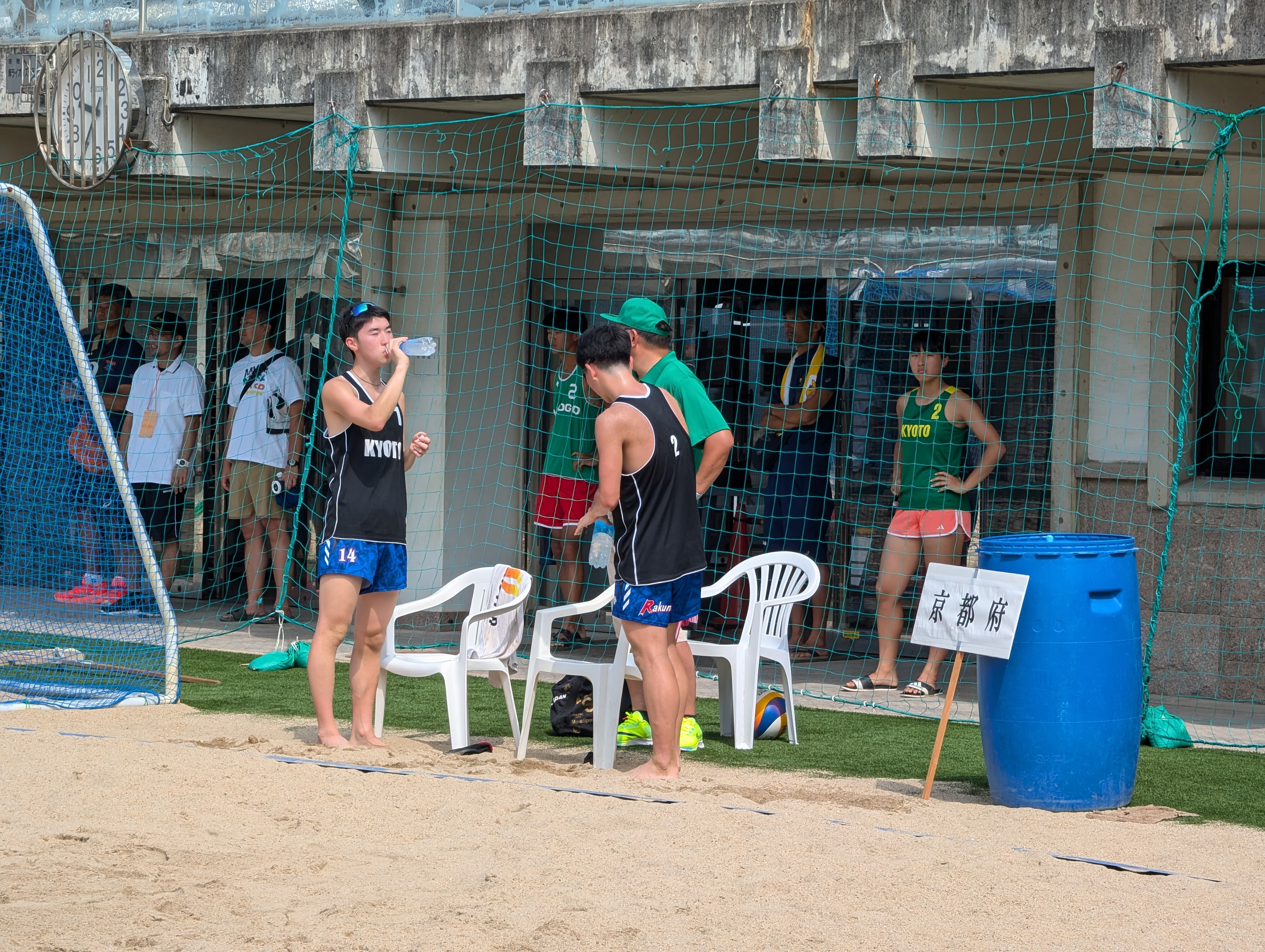 佐賀国スポビーチバレー競技近畿ブロック大会を京都府男女ペアが通過